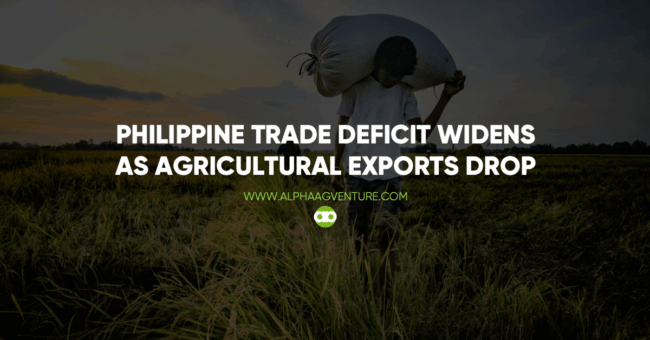 Philippine Trade Deficit Widens as Agricultural Exports Drop