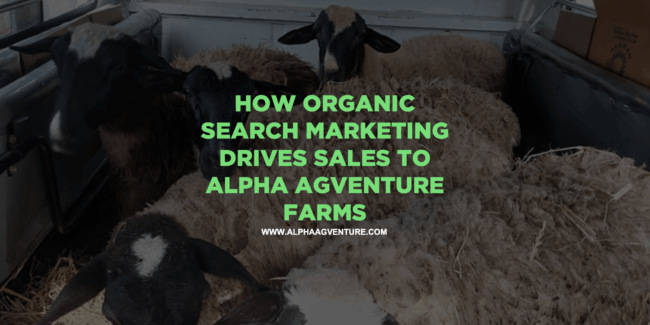 How Organic Search Marketing Drives Sales to Alpha Agventure Farms
