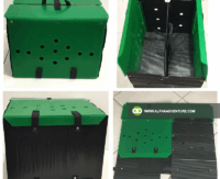 Buy Double Plastic Derby Box Carrier Cages for Sale from Alpha Agventure Farms