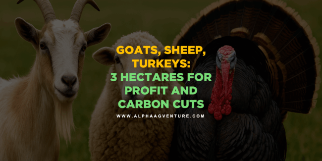 Goats, Sheep, Turkeys: 3 Hectares for Profit and Carbon Cuts