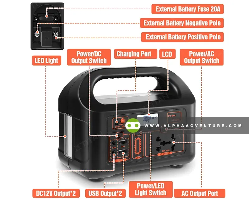 Buy Portable Solar Power Generator for Sale at Alpha Agventure Farms