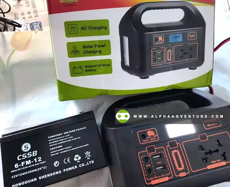 Buy Portable Solar Power Generator for Sale at Alpha Agventure Farms