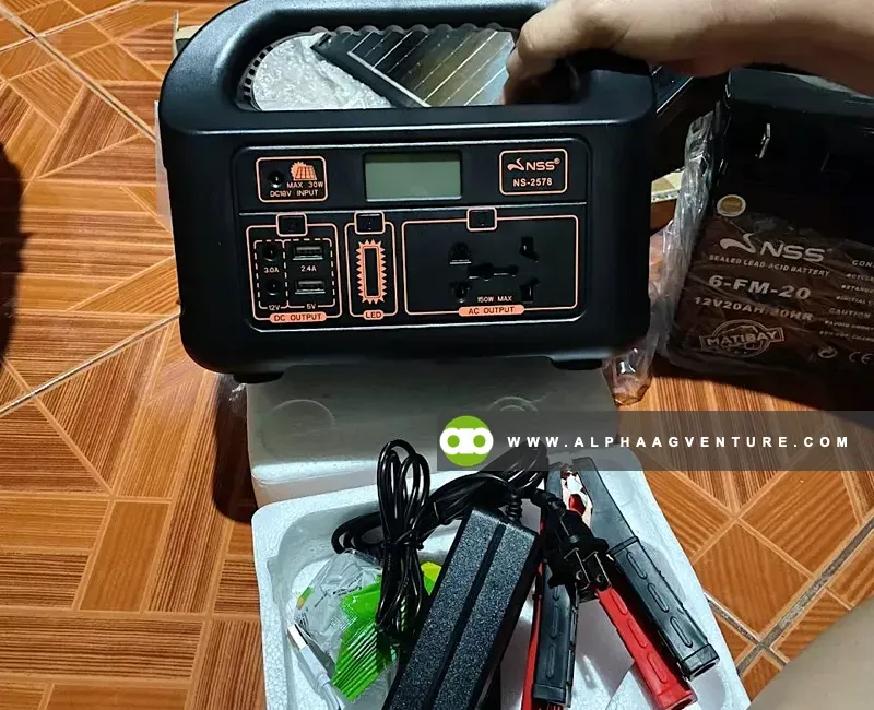 Buy Portable Solar Power Generator for Sale at Alpha Agventure Farms