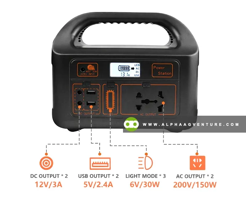 Buy Portable Solar Power Generator for Sale at Alpha Agventure Farms