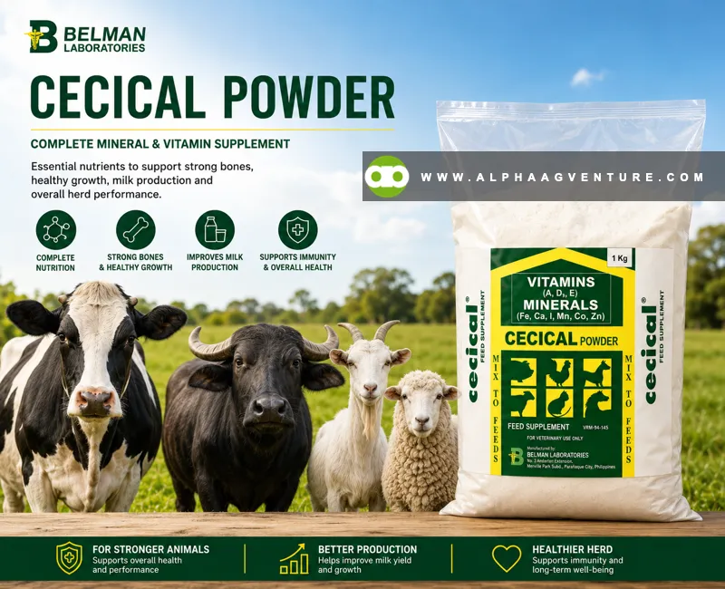 Buy Cecical Mineral Premix for Sale at Alpha Agventure Farms
