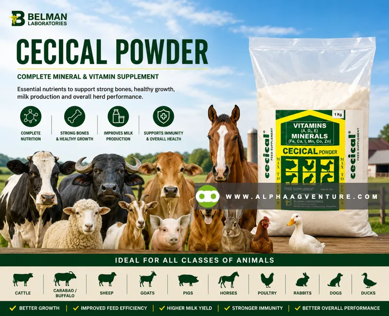 Buy Cecical Mineral Premix for Sale at Alpha Agventure Farms