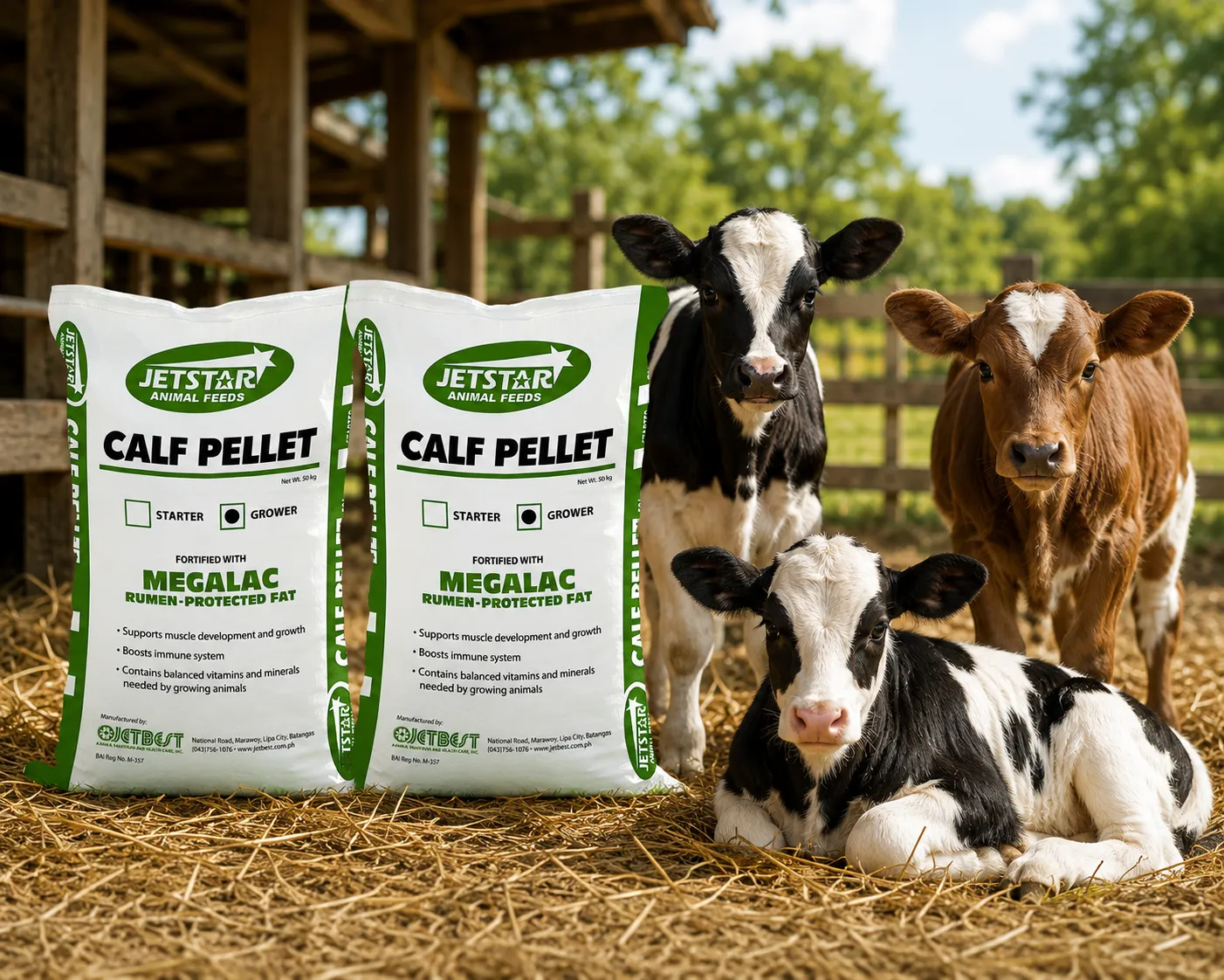Buy Jetstar Calf Grower Pellet for Sale at Alpha Agventure Farms
