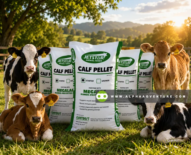 Buy Jetstar Calf Starter Pellet for Sale at Alpha Agventure Farms
