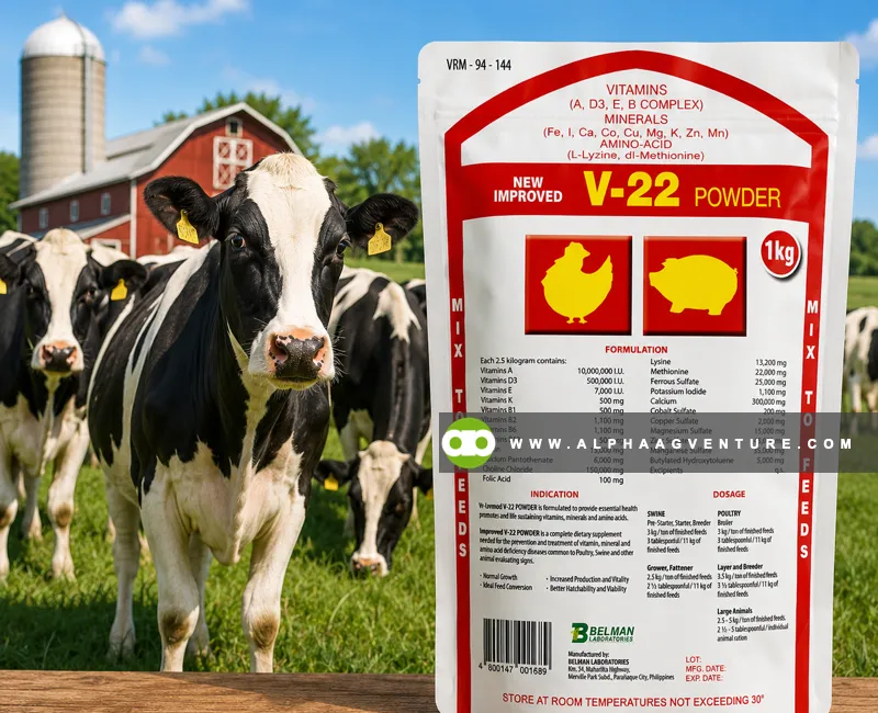 Buy V-22 Powder Feed Supplement for Sale at Alpha Agventure Farms