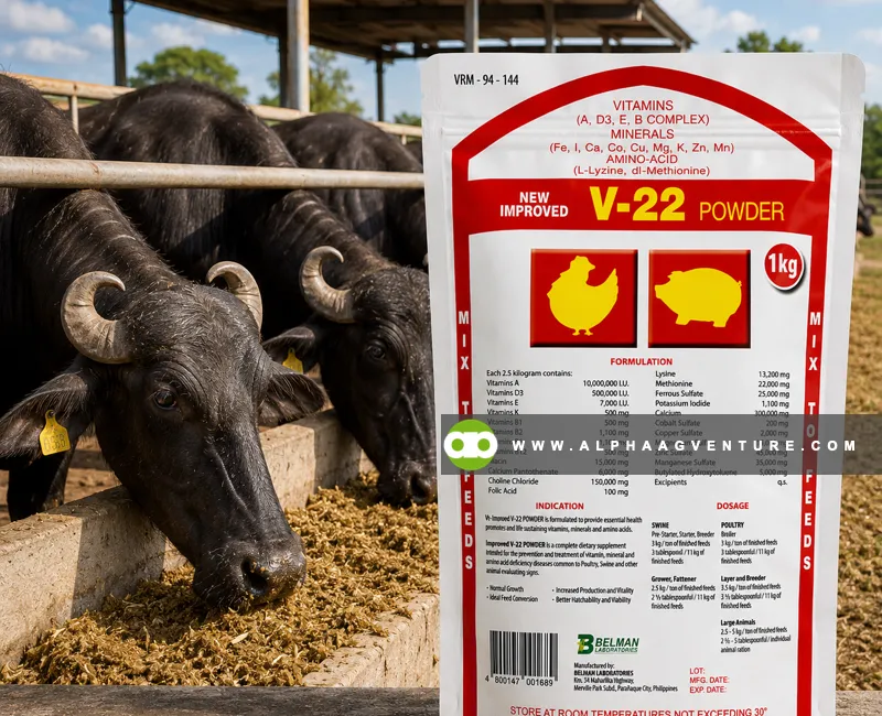 Buy V-22 Powder Feed Supplement for Sale at Alpha Agventure Farms