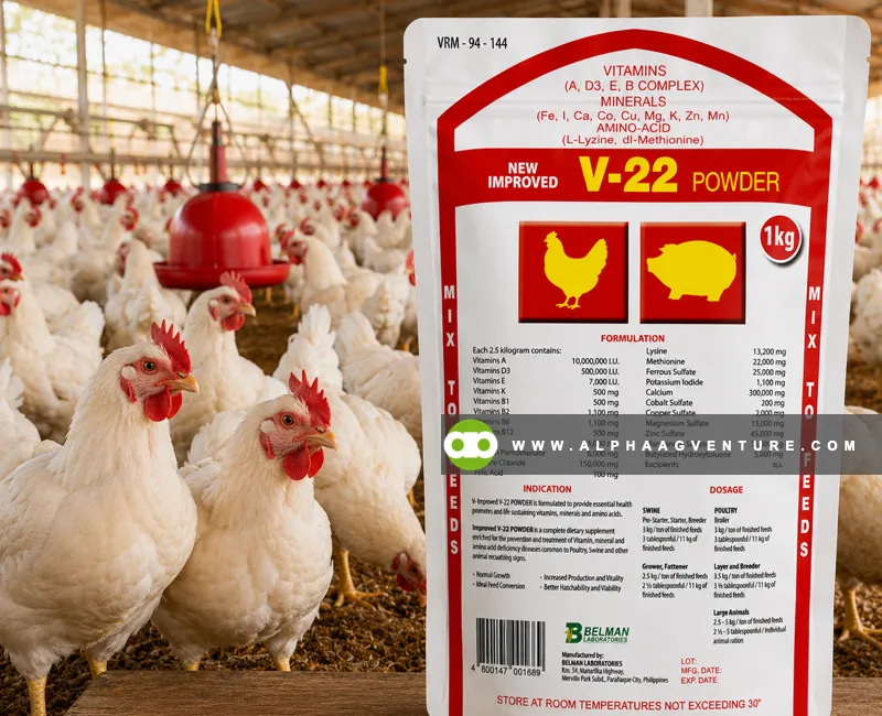 Buy V-22 Powder Feed Supplement for Sale at Alpha Agventure Farms
