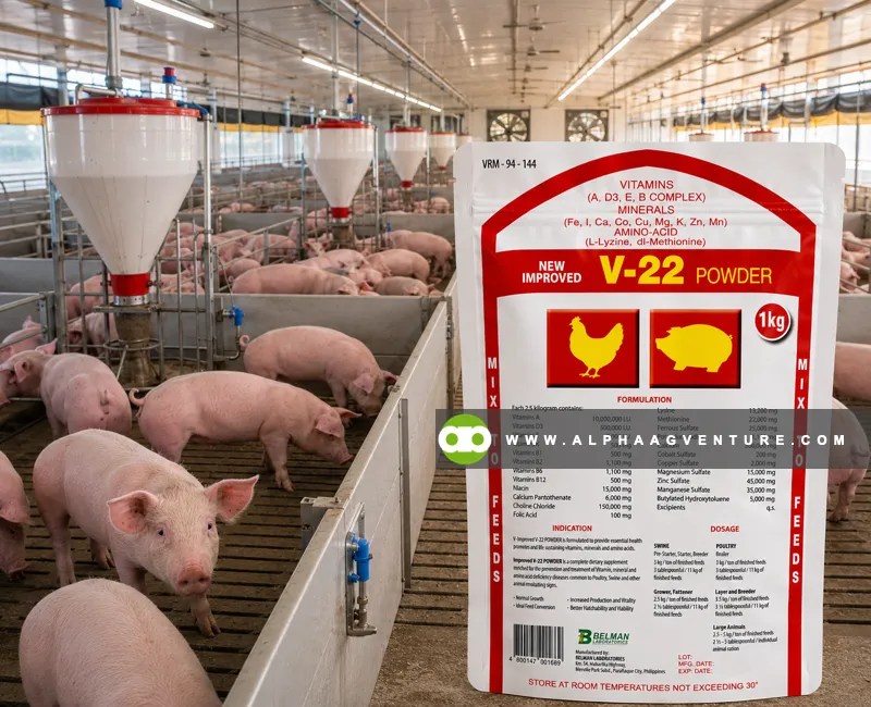 Buy V-22 Powder Feed Supplement for Sale at Alpha Agventure Farms