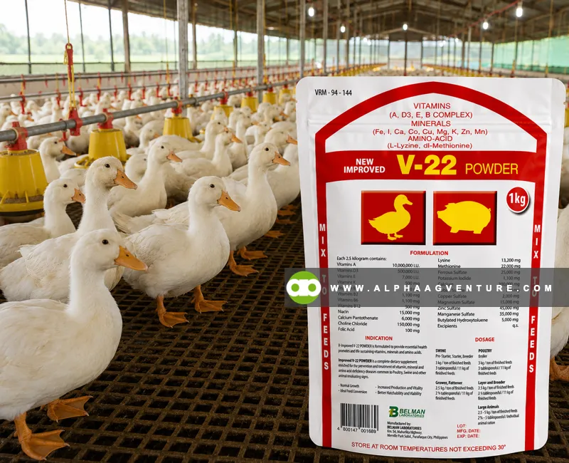 Buy V-22 Powder Feed Supplement for Sale at Alpha Agventure Farms