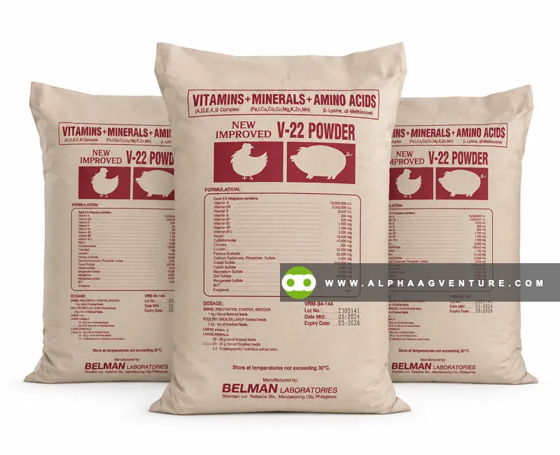 Buy V-22 Powder Feed Supplement for Sale at Alpha Agventure Farms
