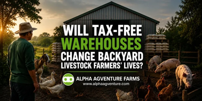 Will Tax-Free Warehouses Change Backyard Livestock Farmers' Lives?